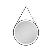 Zrcadlo se senzorem SAT 60x60 cm černá SATZREMLED60CE