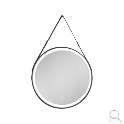 Zrcadlo se senzorem SAT 60x60 cm černá SATZREMLED60CE. obr. 1