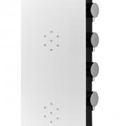 Sprchový panel SIKO na stěnu s pákovou baterií bílá ALUSHOWER (obr. 5)