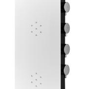 Sprchový panel SIKO na stěnu s pákovou baterií bílá ALUSHOWER. obr. 5&nbsp;