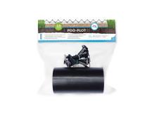 Fólie pod plot 25 cm/10 m + 20 ks plastových hřebů - SET