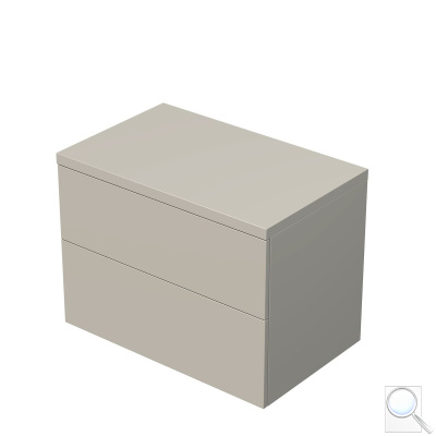 Koupelnová skříňka pod umyvadlo na desku Naturel Ratio 80x59,6x50 cm kašmír mat ND802Z56PU.A3746. obr. 1