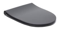 WC sedátko Vitra Sento duroplast černá matná 120-083R009