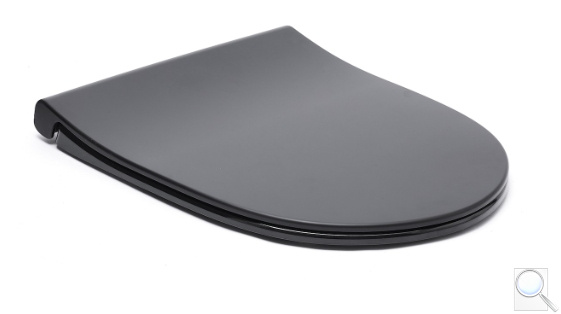 WC sedátko Vitra Sento duroplast černá matná 120-083R009. 