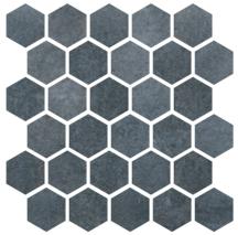 Mozaika Cir Materia Prima navy sea hexagon modrá