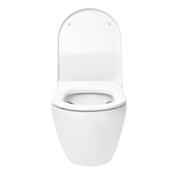 WC závěsné VitrA S60 bílé včetně sedátka softclose Duroplast, zadní odpad 7510-003-6288. obr.5&nbsp;