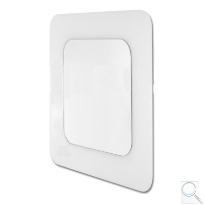 Zrcadlo Naturel Pavia Way 60x75 cm bílá 712-871, ZAP6075W. 