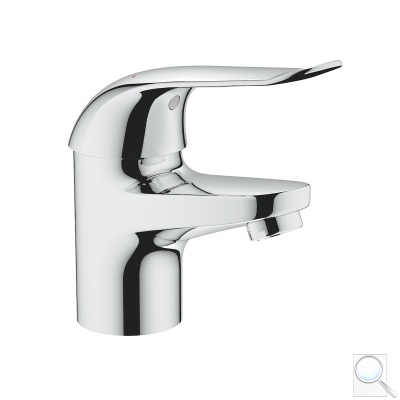 Umyvadlová baterie Grohe Euroeco bez výpusti chrom 32762000. 