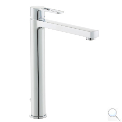 Vysoká umyvadlová baterie Paffoni Ringo s výpustí chrom RIN085. 