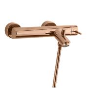 Vanová baterie Paffoni Light se sprchovým setem 150 mm růžové zlato LIG023ROSE. obr. 3