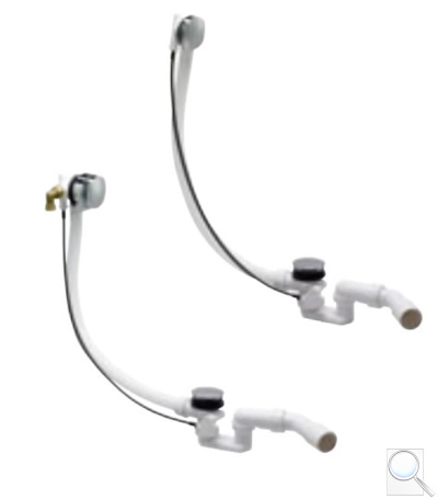 Vanový automat Laufen Pro CR, napouštění přepadem H2951110040001. obr. 1