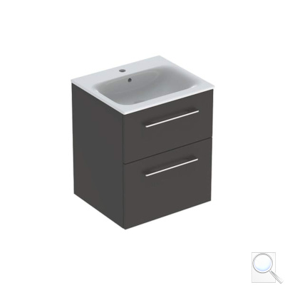 Koupelnová skříňka s umyvadlem Geberit Selnova 55x50,2x65,2 cm láva mat 501.233.00.1. obr. 1