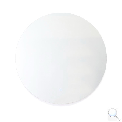 Zrcadlo s LED osvětlením, vyhřívanou fólií a senzorem Naturel Project 80x80 cm ZPRKU80LED. obr. 1