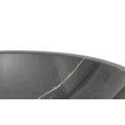 Umyvadlo na desku SAT Purity 43x43 cm černý mramor bez otvoru pro baterii, bez přepadu SATPURBL. obr. 5