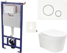 Závěsný WC set do lehkých stěn / předstěnová SAT BREVIS SIKOSSBRTOR70K