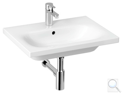 Umyvadlo Jika Mio-N 60x45 cm otvor pro baterii uprostřed H8127130001041. obr. 1