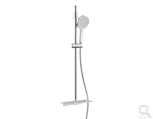Sprchový set SAT s poličkou bílá/chrom SATSSP31.