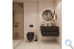 Koupelna Argenta Marlen Nut - SIKO-koupelna-v-dekoru-dreva-a-kamenu-minimalisticky-styl-cerne-wc-serie-marlen-nut-001