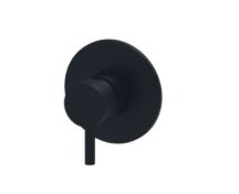 Sprchová baterie Paffoni Light včetně podomítkového tělesa černá mat LIG010NO