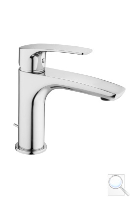 Umyvadlová baterie SAT Project s výpustí chrom SATBSPRO275. obr. 1