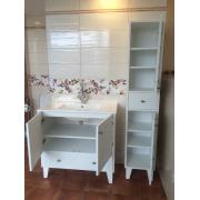 Koupelnová skříňka vysoká Naturel Provence 35x35 cm bílá PROVENCEV35BT. obr. 3