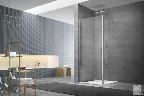 Sprchová zástěna Walk-in 90 cm SAT SATBWI90PRROZ. obr. 1