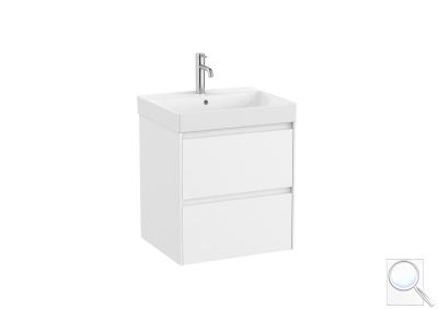 Koupelnová skříňka s umyvadlem Roca ONA 55x64,5x46 cm bílá mat ONA552ZBM obr. 1