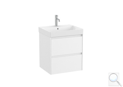 Koupelnová skříňka s umyvadlem Roca ONA 55x64,5x46 cm bílá mat ONA552ZBM. obr. 1