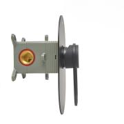 Sprchová baterie SAT Fusion včetně podomítkového tělesa matná černá SATBSFU210KPCC. (6)