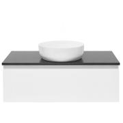 Koupelnová skříňka s krycí deskou SAT B-WAY 99x30x45 cm bílá lesk BWAY100WZ. &nbsp;(4)