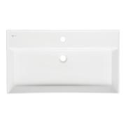 Umyvadlo SAT Infinitio 80,5x46,5 cm otvor pro baterii uprostřed SATINF8046. obr. 3 
