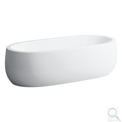 Volně stojící vana Laufen Ilbagnoalessi 183x87 cm litý mramor levá i pravá H2459720006251. obr. 1