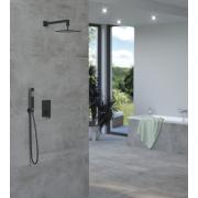 Sprchový systém SAT B-Way včetně podomítkového tělesa černá SATBPSETBW1. obr. 2&nbsp;