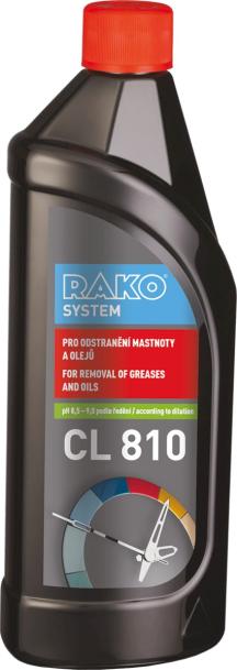 Odstraňovač mastnot a olejů Rako CL 810 750 ml LBCL810