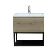 Koupelnová skříňka s umyvadlem SAT B-Way dub mat BWAY60OAKU. obr. 2&nbsp;