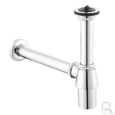 Sifon umyvadlový baňkový s vtokem Multi 5/4 CR SIF845. 