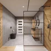 Sprchová zástěna Walk-In 140 cm SAT Walk-in SATBWI140CPPRC. &nbsp;(10)