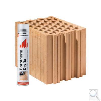 Cihla Porotherm 25 AKU Z Profi Dryfix - Akustická broušená. obr. 1