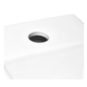 Umývátko na desku SAT Brevis 40,5x20,5 cm otvor pro baterii vlevo SATBRE4020SL. obr. 2 