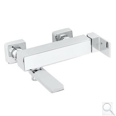 Vanová baterie SIKO Elements bez sprchového setu 150 mm bílá/chrom SIKOBSEL222DB. 