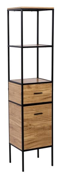 Regál Naturel Blackframe 40x181x35 cm javor lesk BFRAMEREG4