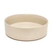 Umyvadlo na desku SAT Mood 36x36 cm béžová matná bez otvoru pro baterii, bez přepadu SATM3636KM.  (2)