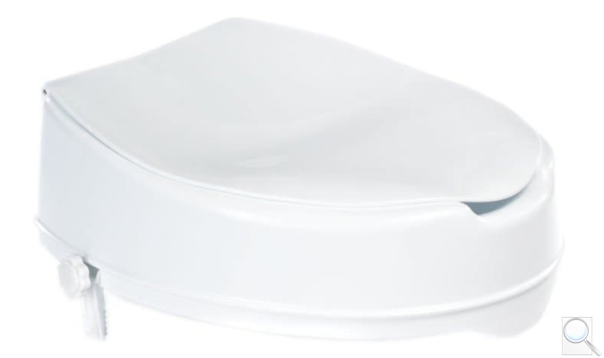 WC sedátko zvýšené pro seniory 10 cm, bílá A0071001. obr. 1