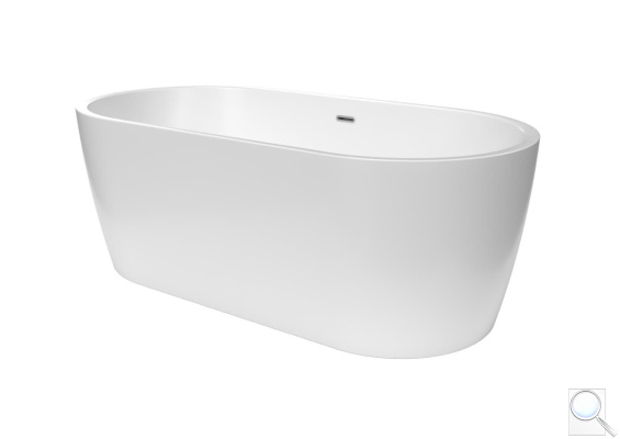 Volně stojící vana SAT Brevis 160x80 cm akrylát levá i pravá SATVBRE1600. obr. 1