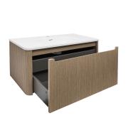 Koupelnová skříňka s umyvadlem Naturel Austen 99x47,5x45 cm clear brown mat AUSTEN100CB. &nbsp;(2)