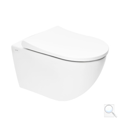 WC závěsné VitrA S60 bílé včetně sedátka softclose Duroplast, zadní odpad 7510-003-6288. obr. 1