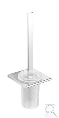 WC štětka SAT Evolution R chrom/mléčné sklo SATDEVOR37 obr. 1
