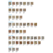 Tvarovka rohová štípaná dělitelná. Barvy KB 5-21 B Rustik&nbsp;