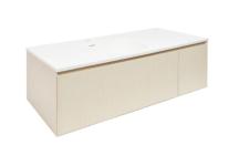 Koupelnová skříňka s umyvadlem Naturel Austen 120x35x52 cm beige mat Naturel Austen120BG