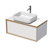 Koupelnová skříňka pod umyvadlo Naturel Oxo Multi 70x39x50 cm, 90x39x50 cm, 110x39x50 cm bílá mat. 90 x 39 x 50 cm 